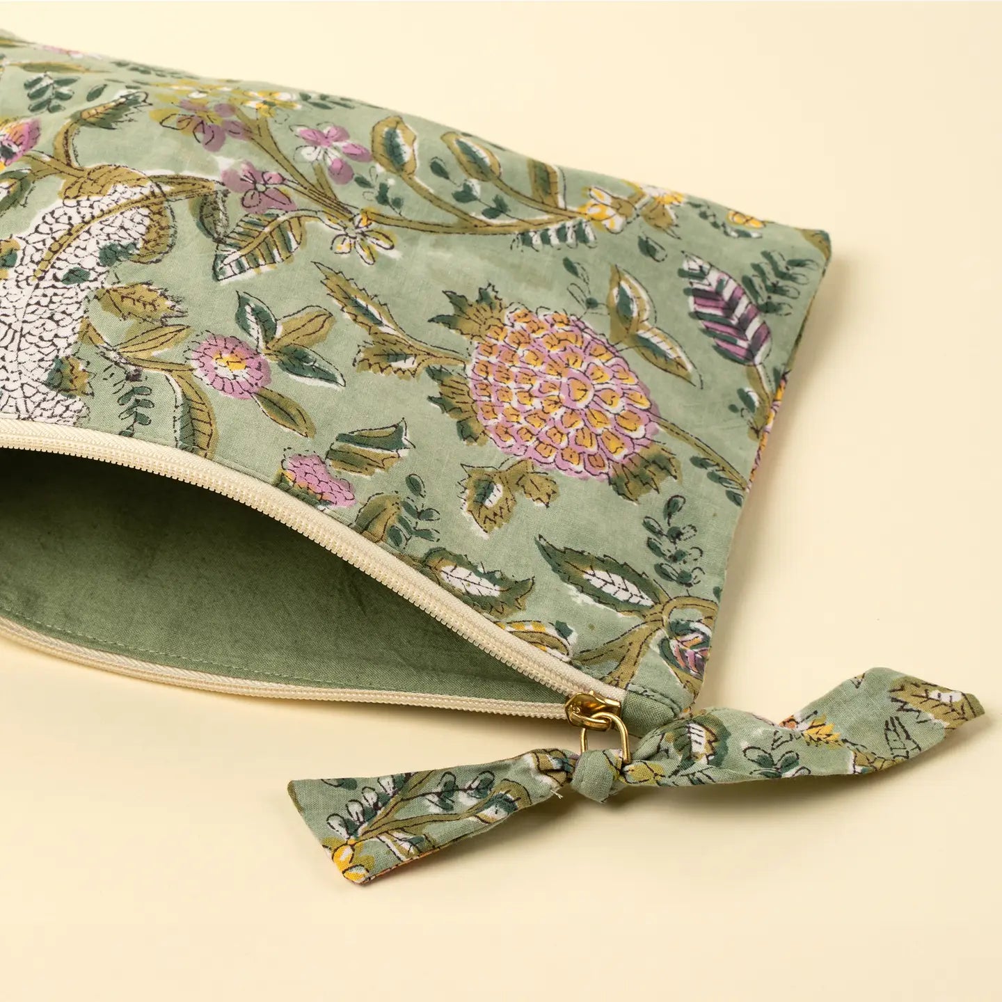 Block Print Pouch