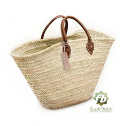 Classic Handle Straw Bag