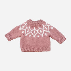 Icicle Sweater Rose | Baby & Kids Winter Pullover