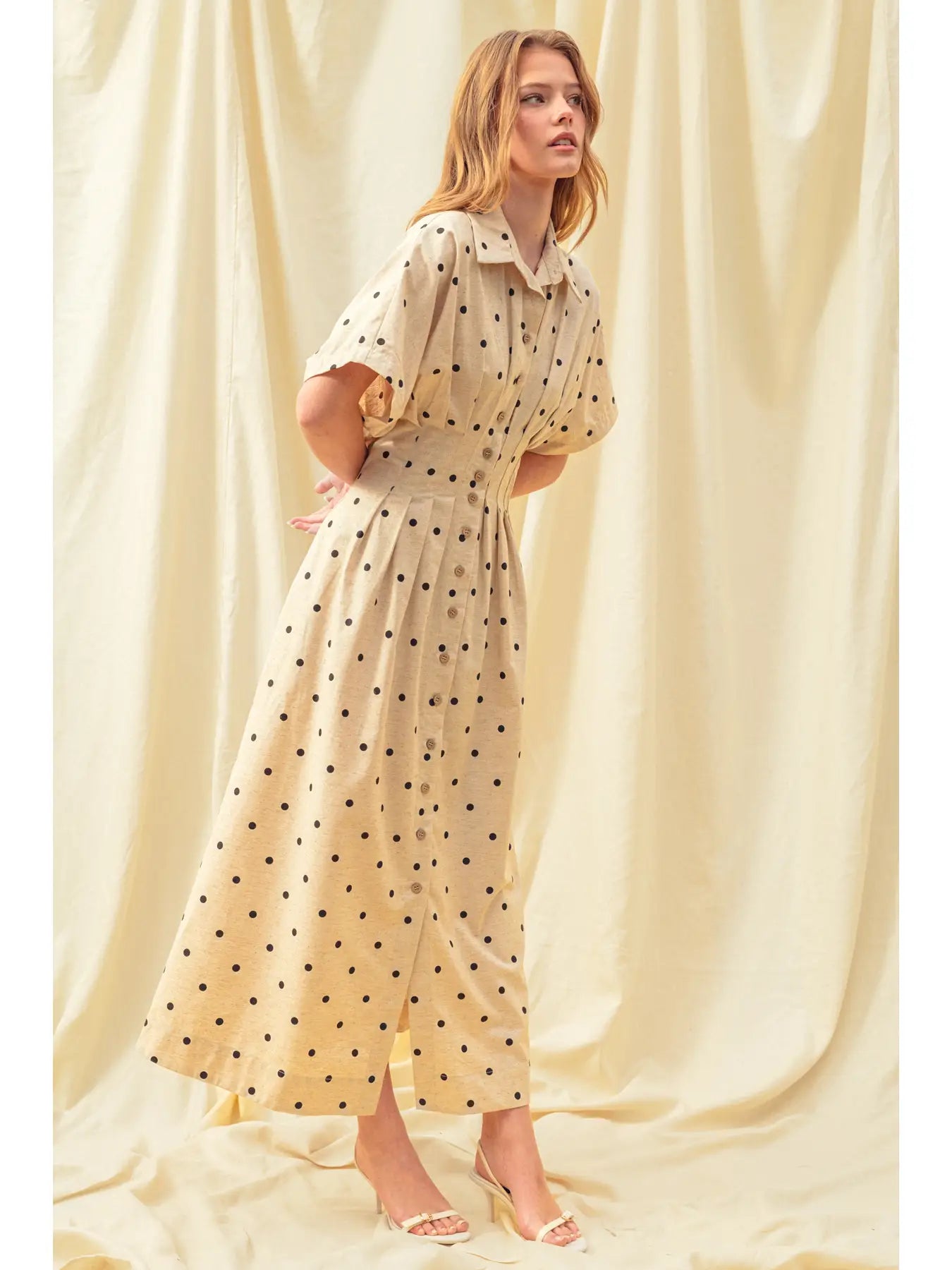 Polkadot Print Dress