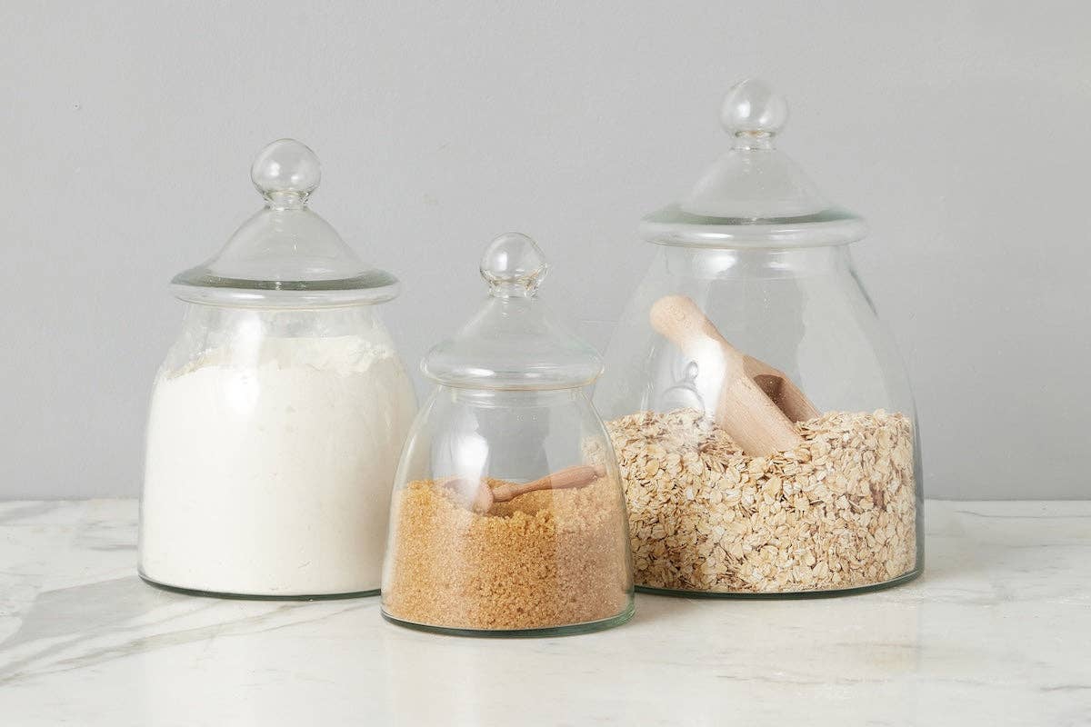 Vintage Glass Bon Bon Jar