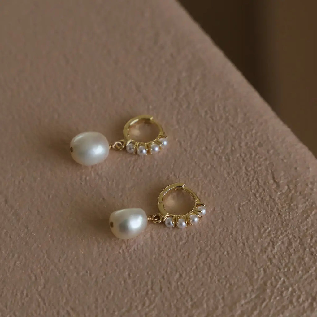 Marlowe Pearl Drop Earrings