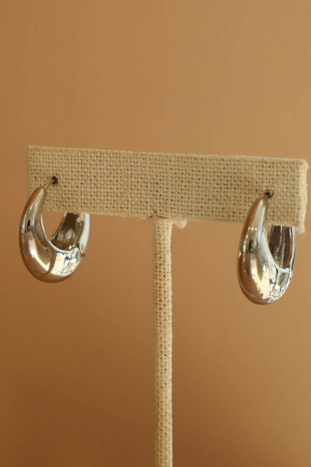 Silver Amalfi Chunky Hoops