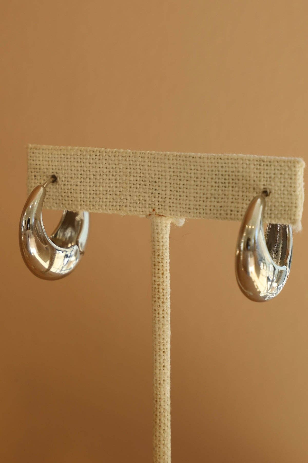 Silver Amalfi Chunky Hoops