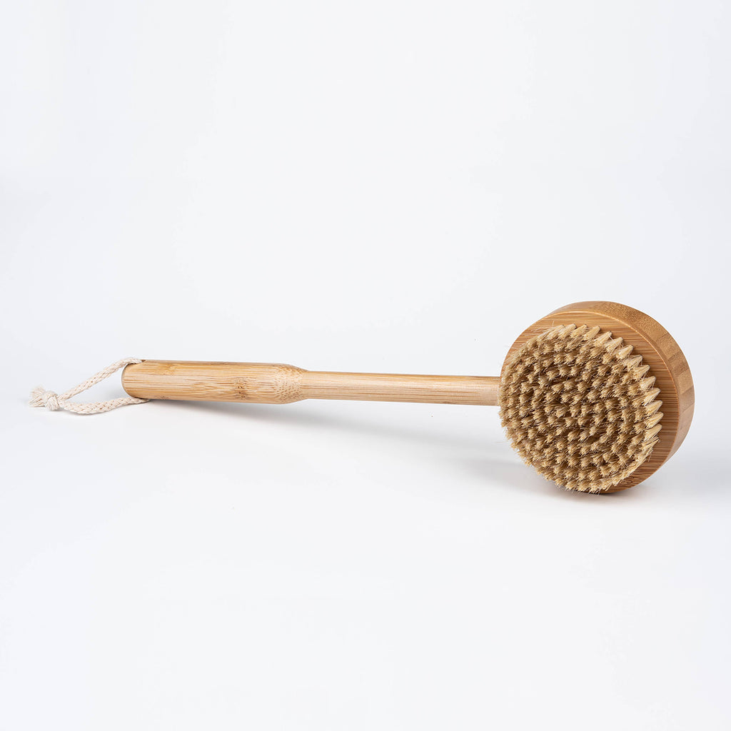 Bamboo Long-Handle Bath Brush