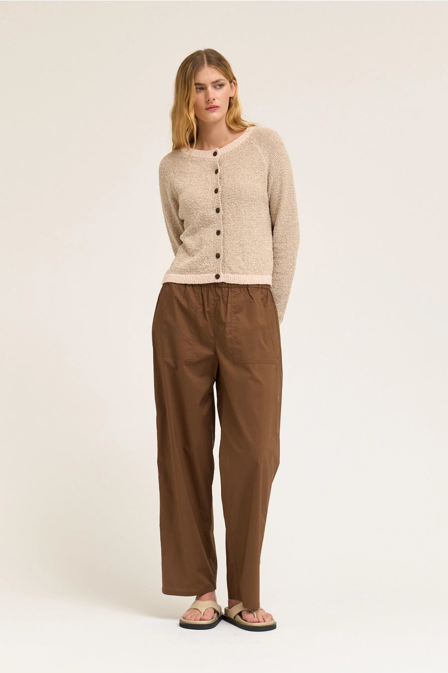 Poplin Cotton Loose Fit Pants