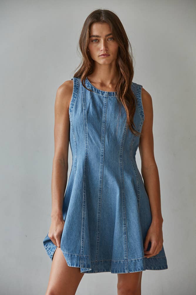Lyocell Mini Dress
