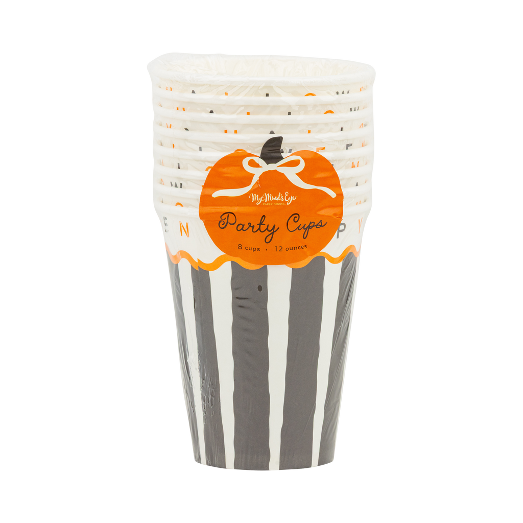 Happy Halloween Paper Cups