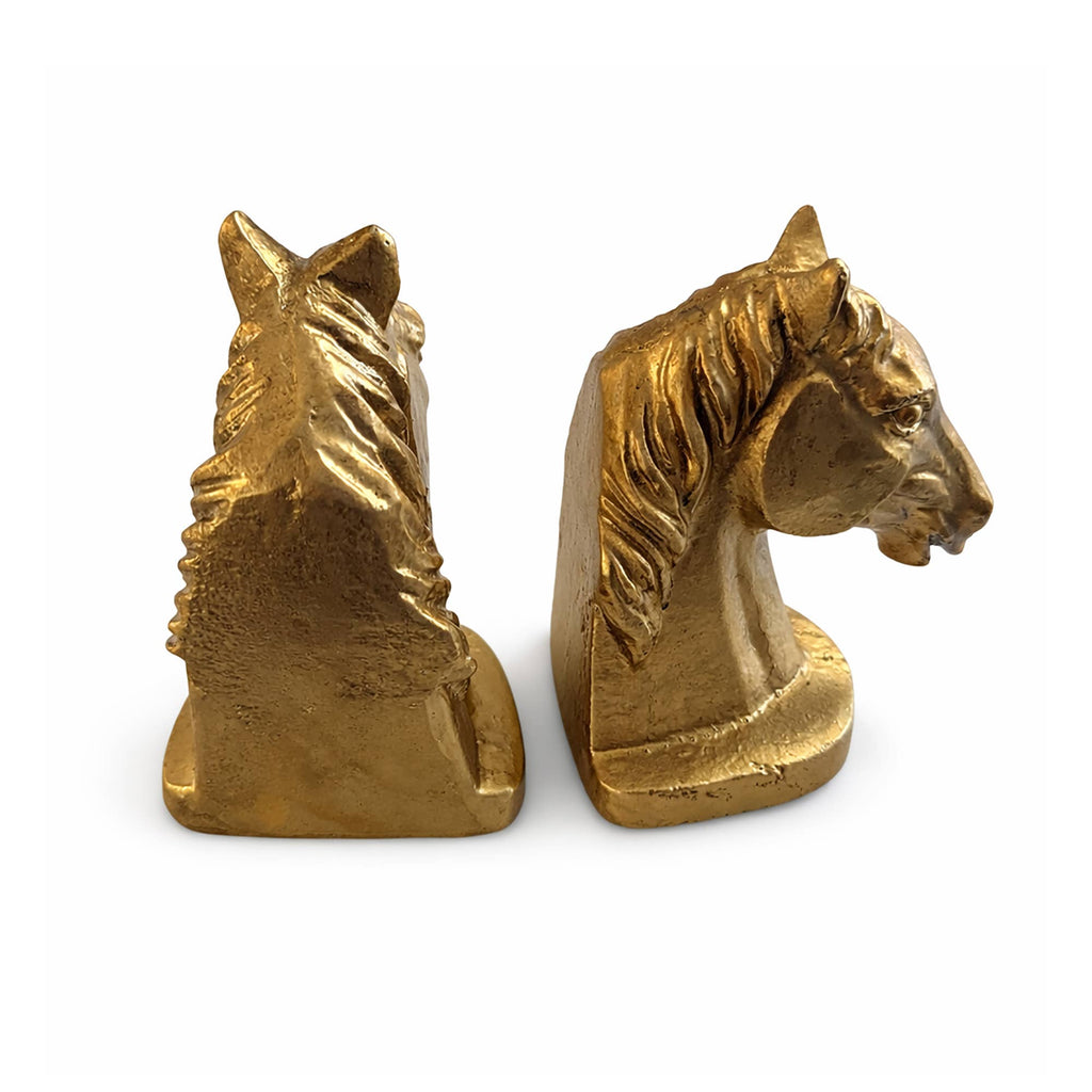 Horse Head Decorative Bookend Set