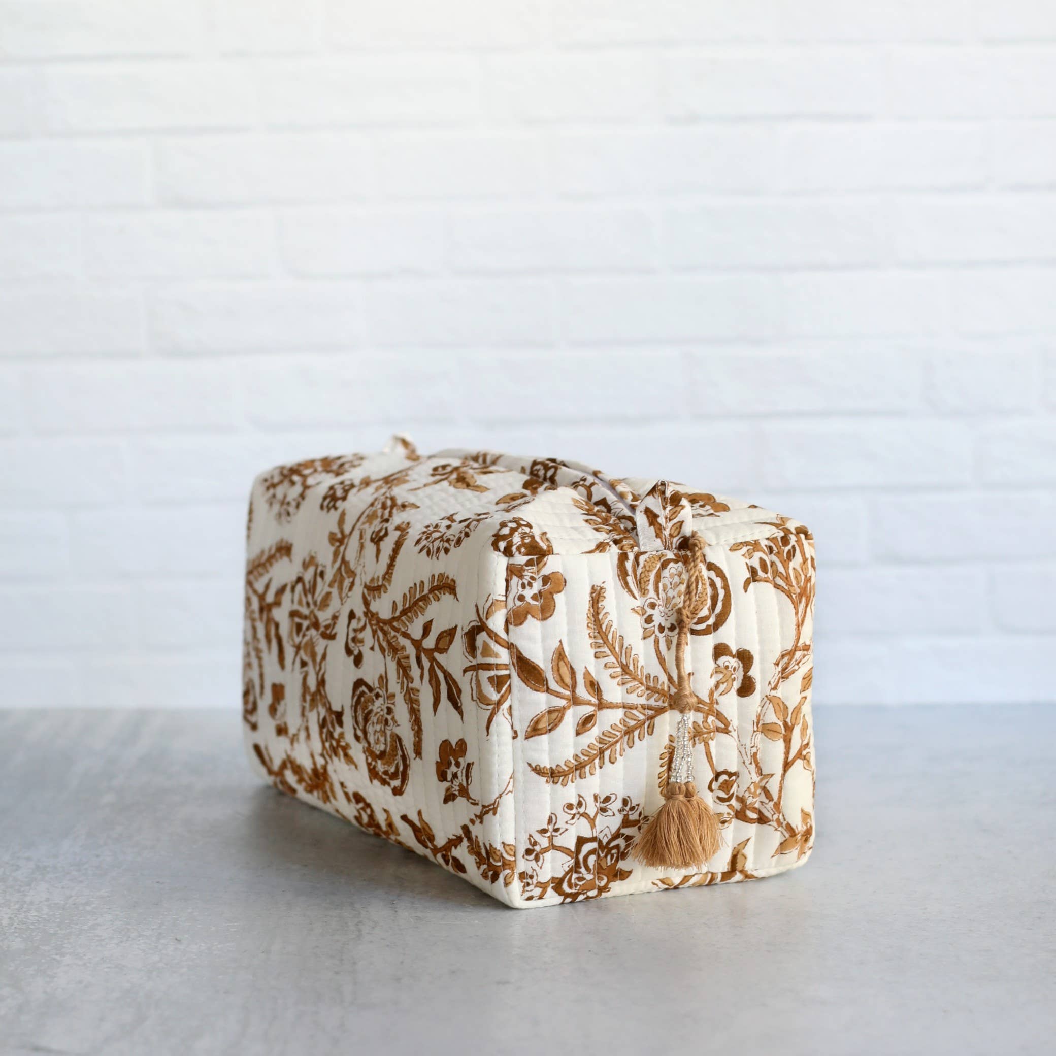 Lilibet Mocha Cosmetic Bag