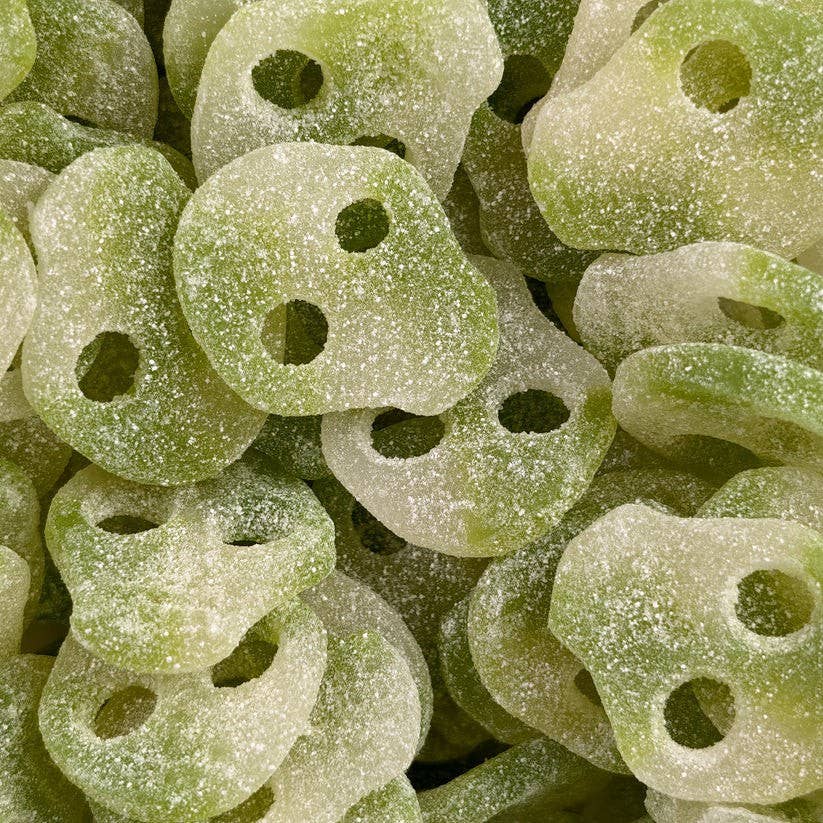 Swedish Sour Apple Gummy Skulls