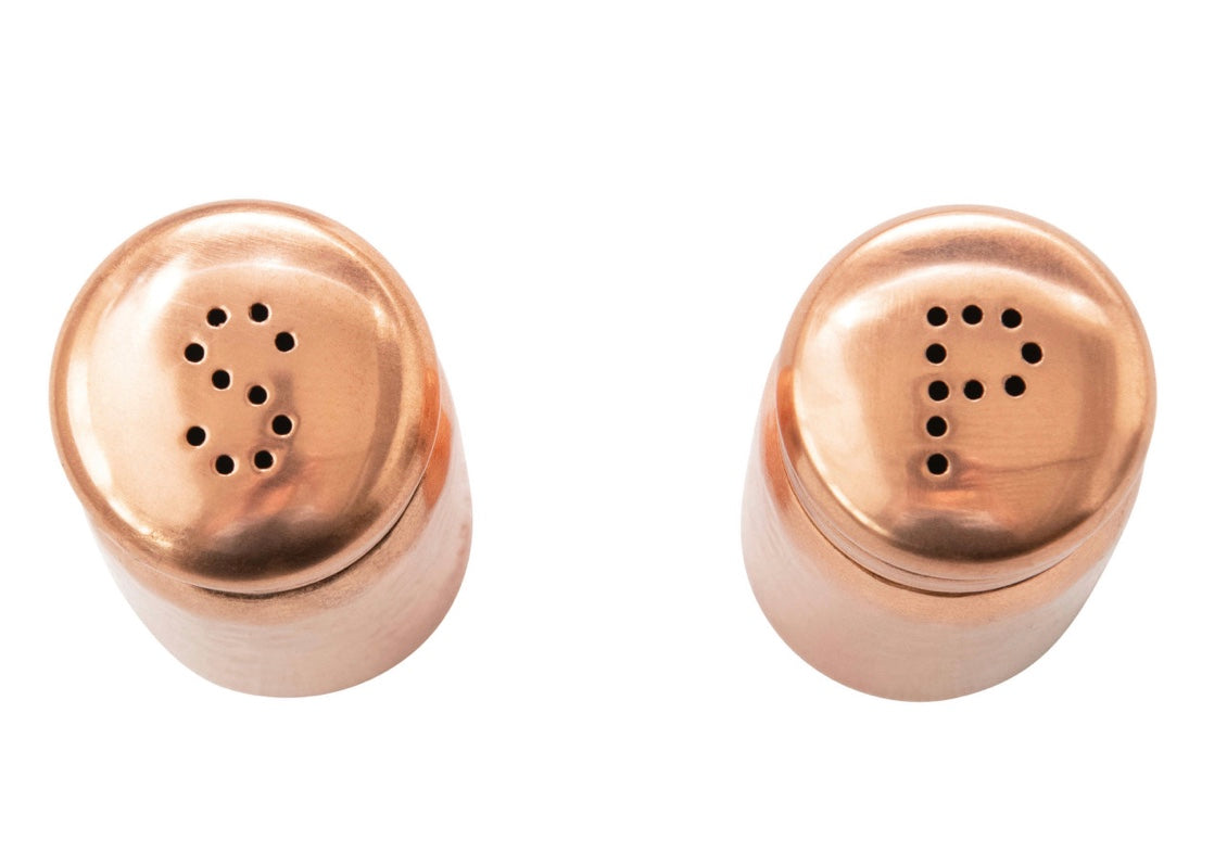 Copper Salt & Pepper Shakers
