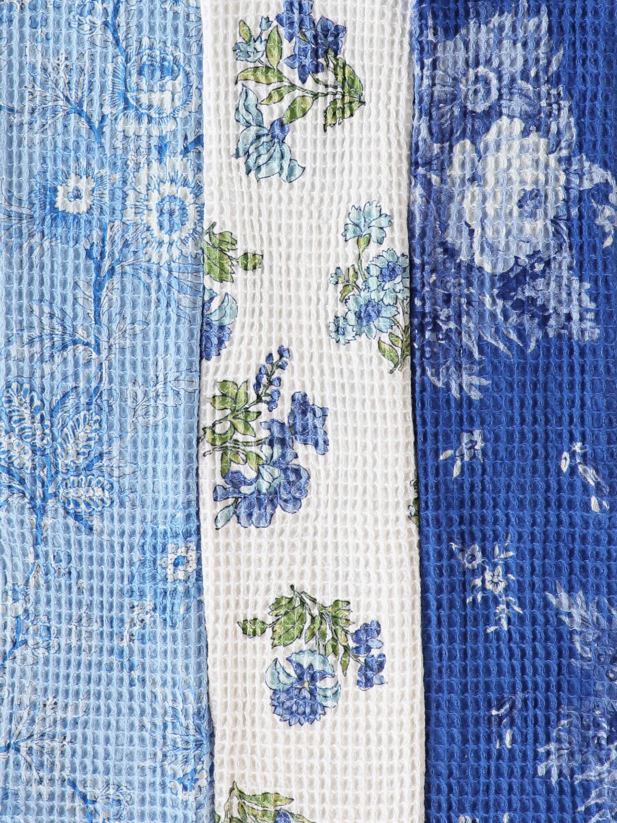 Cornflower Patchwork Tea Towel