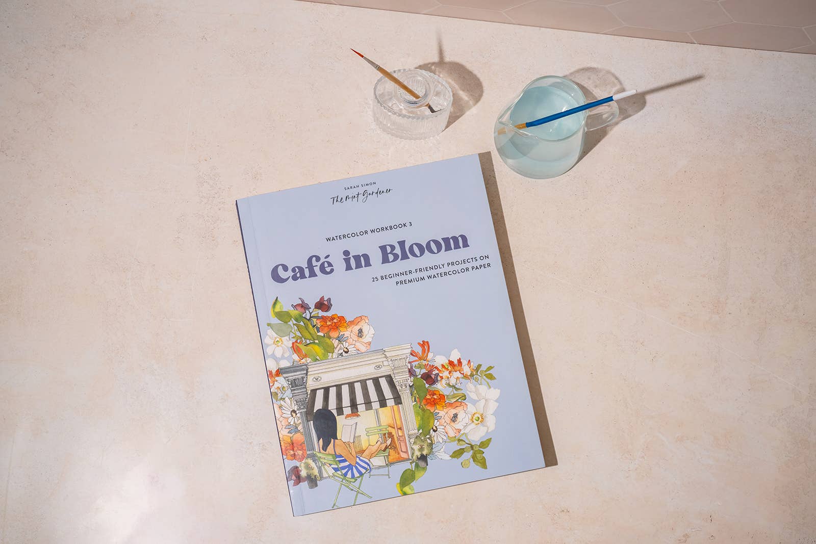 Watercolor Workbook 3: Café in Bloom (Spring)