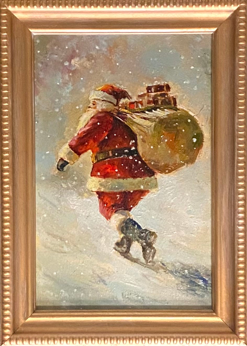 Santa in the Snow