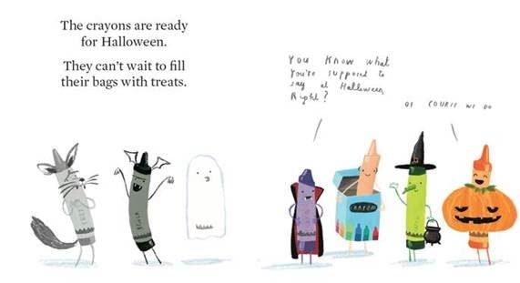 The Crayons Trick or Treat (The Crayons Celebrate)
