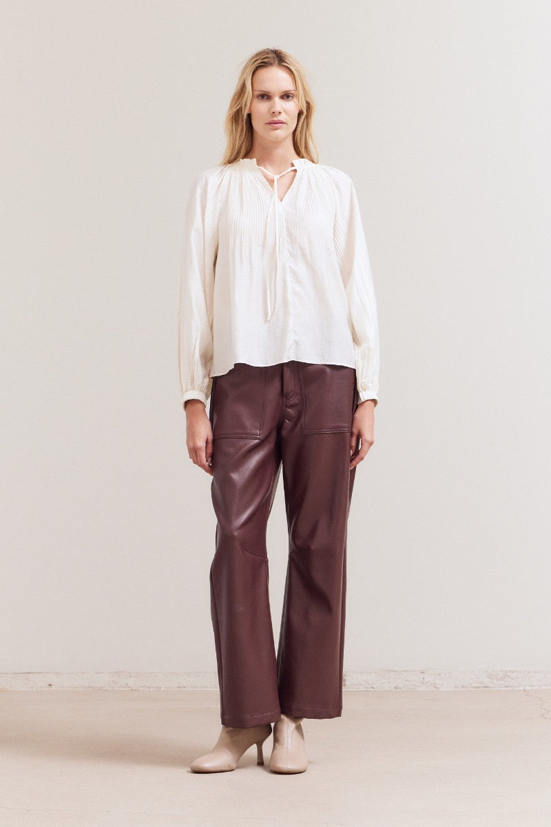 Pleated Blouse