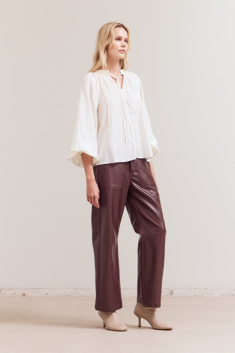 Pleated Blouse
