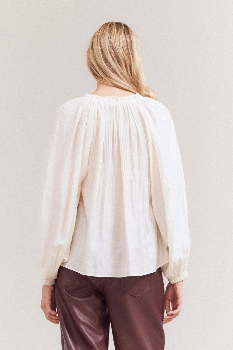 Pleated Blouse