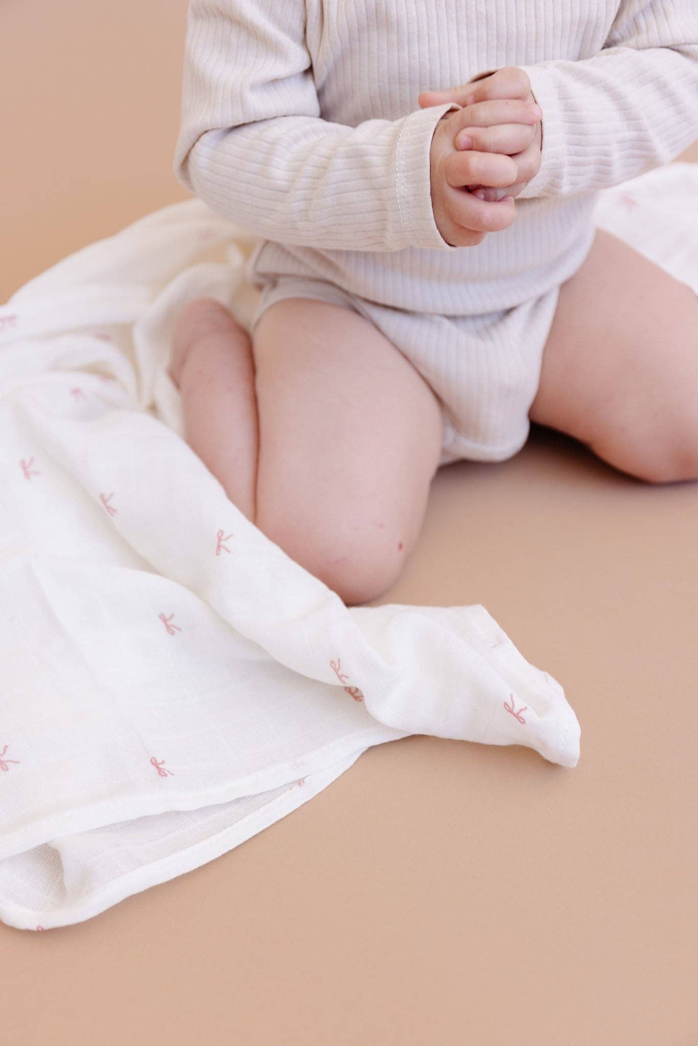 Pink Bow Swaddle