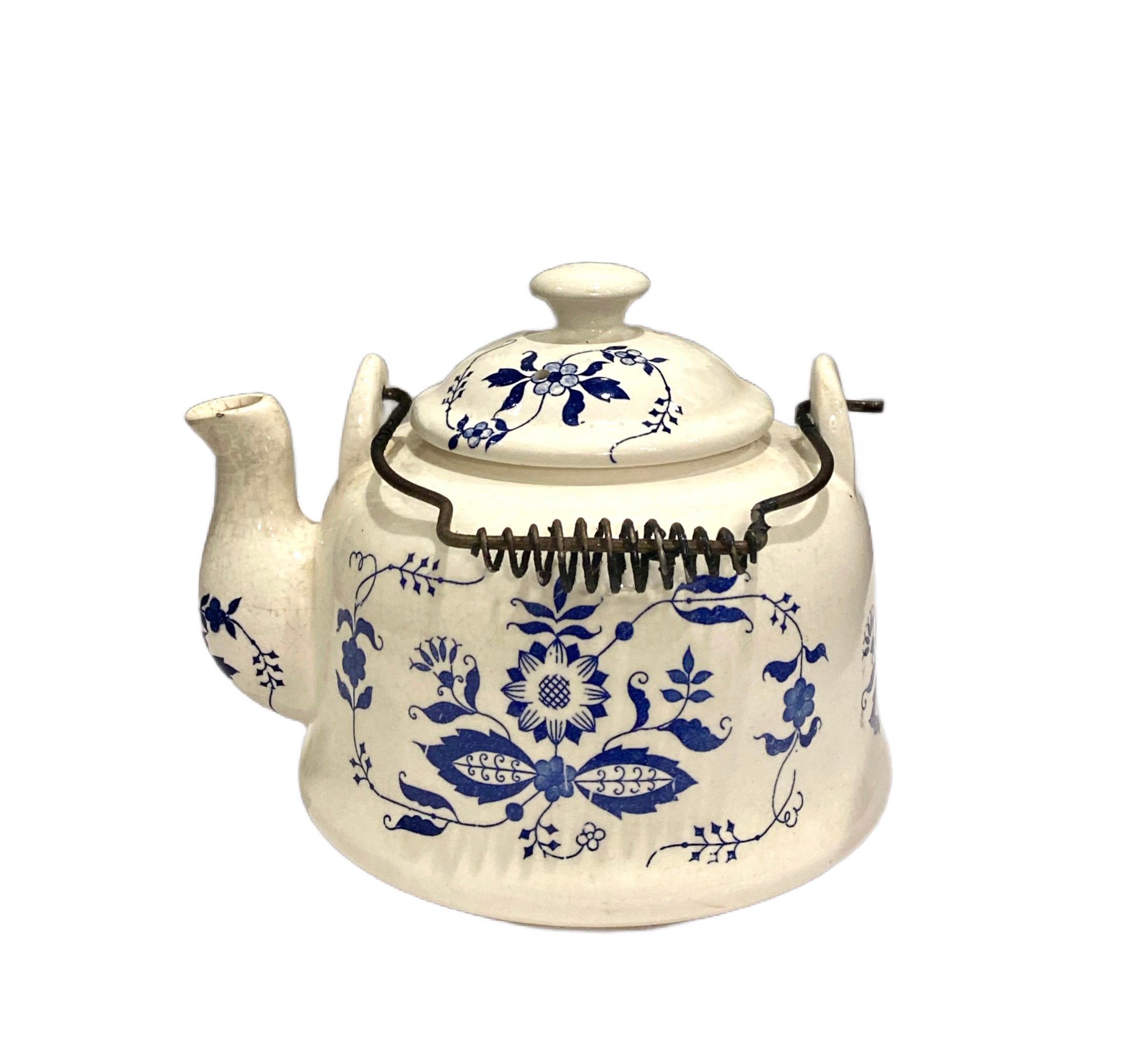 Blue Onion Pattern Teapot