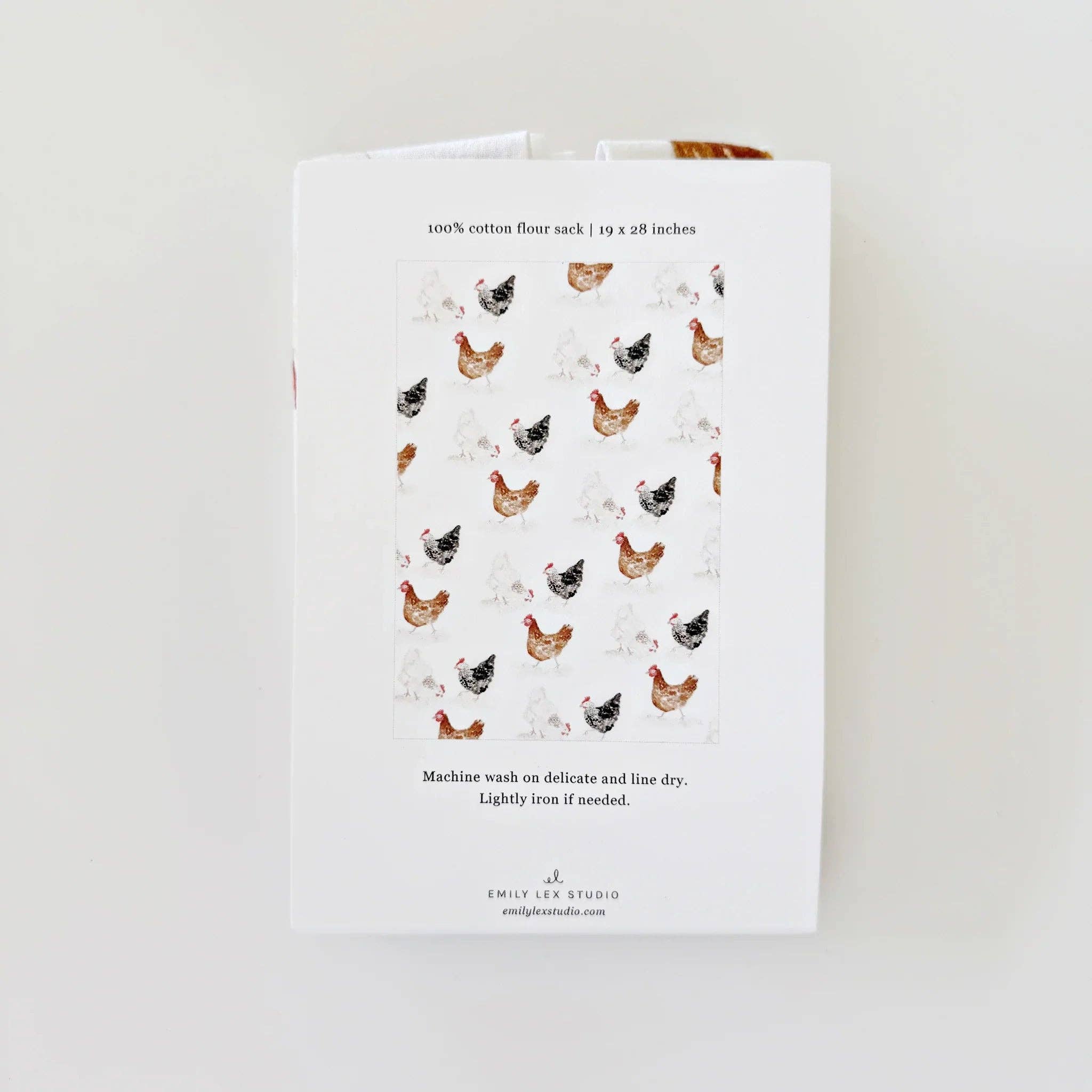 Chickens Cotton Flour Sack Tea Towel