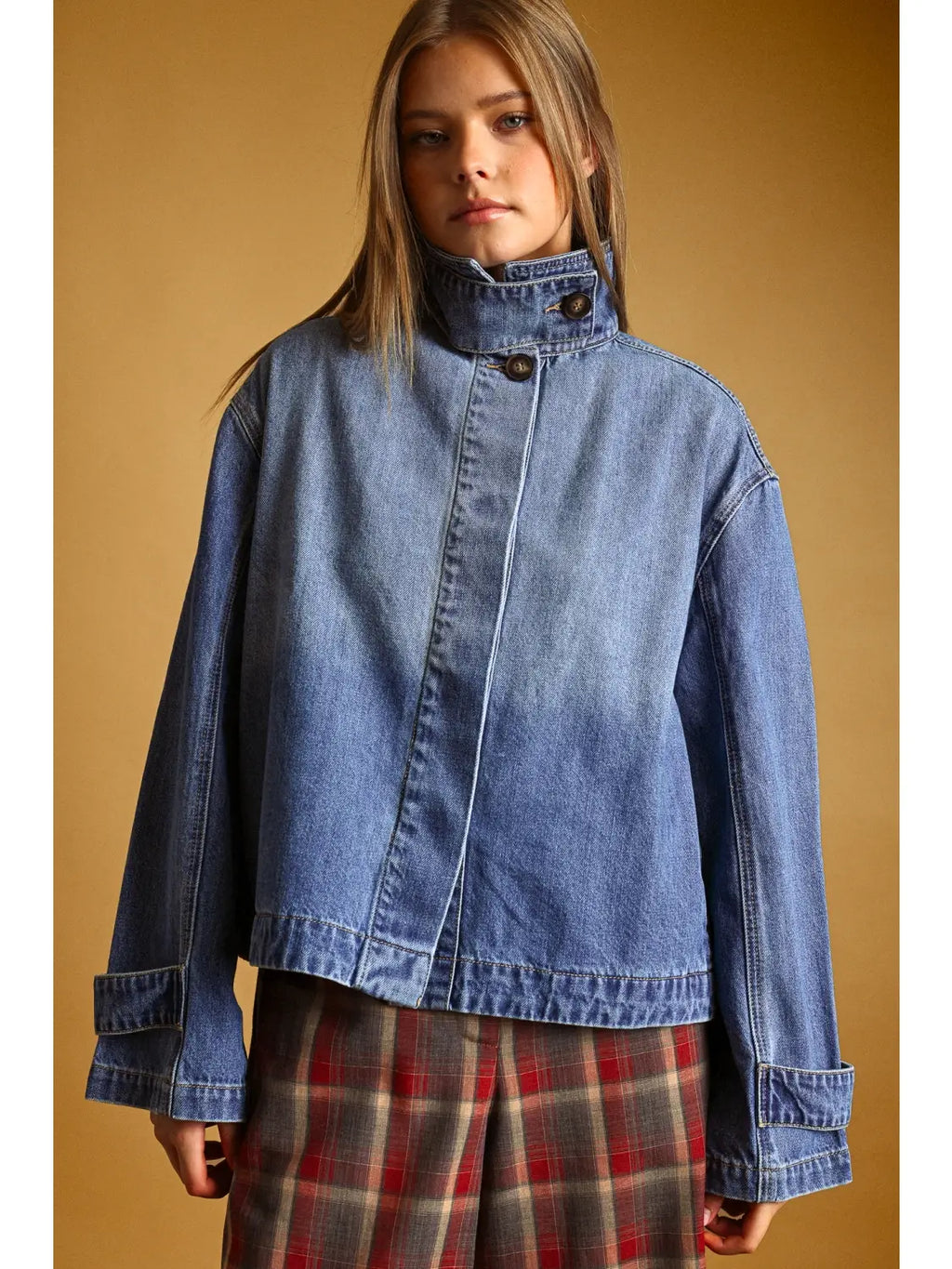 Shirt Styled Denim Jacket
