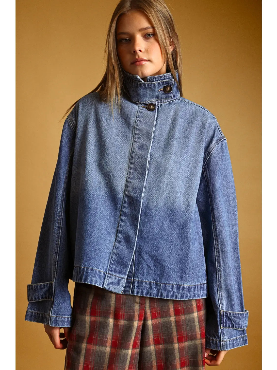 Shirt Styled Denim Jacket