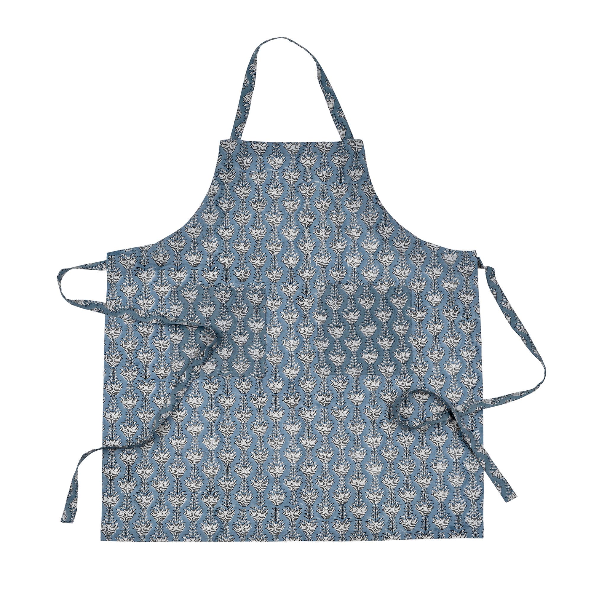 Bluebell Block Print Apron