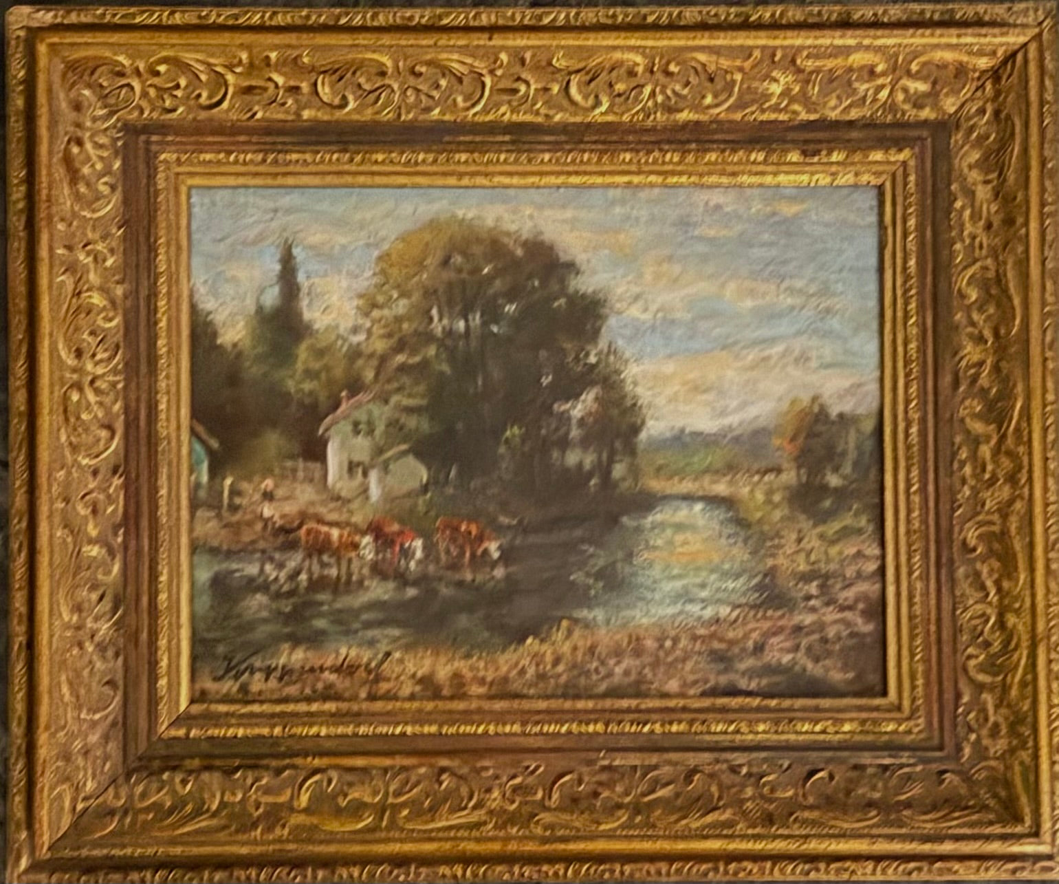 Kühe am Bach