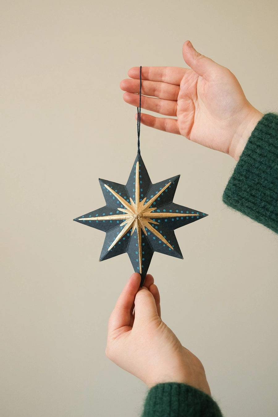 Twinkling Star Paper Ornament