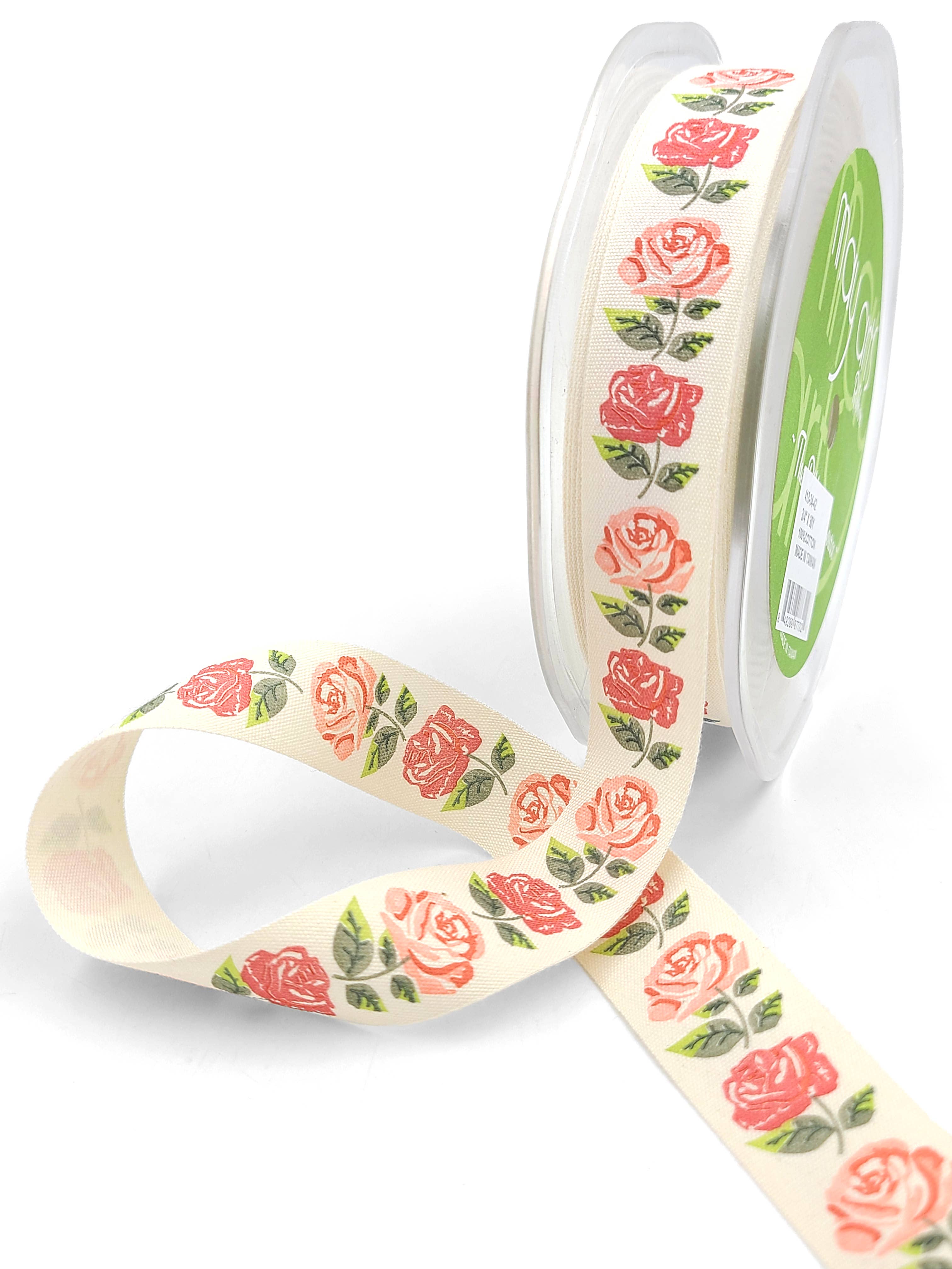Roses Print Ribbon