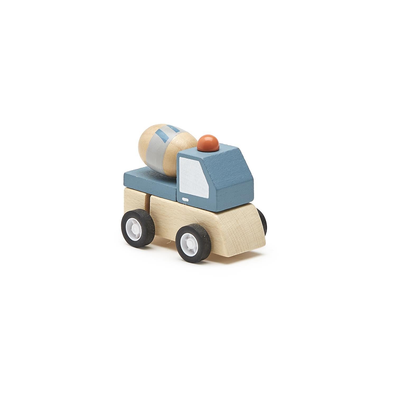 Construction Wooden Wind Up Truck