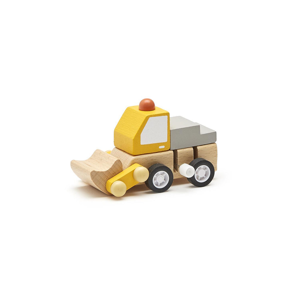 Construction Wooden Wind Up Truck