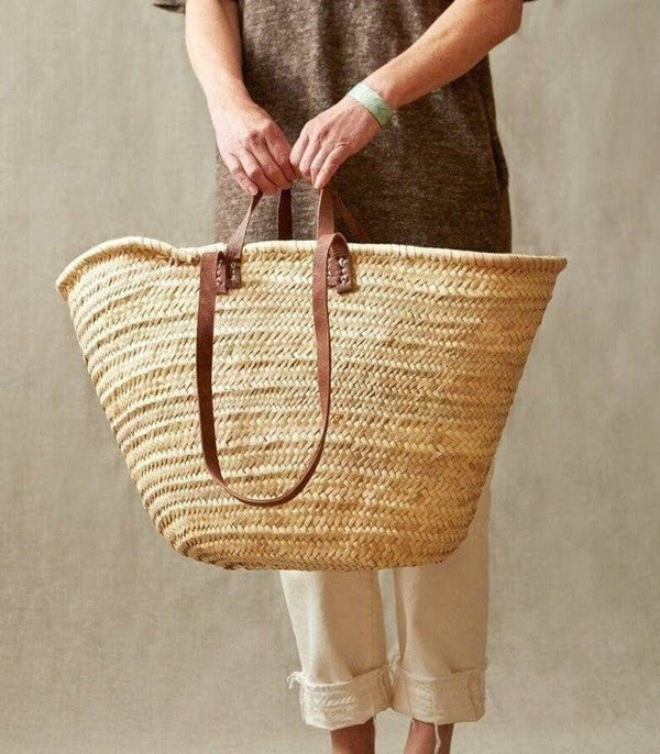 Market Basket Straw Bag