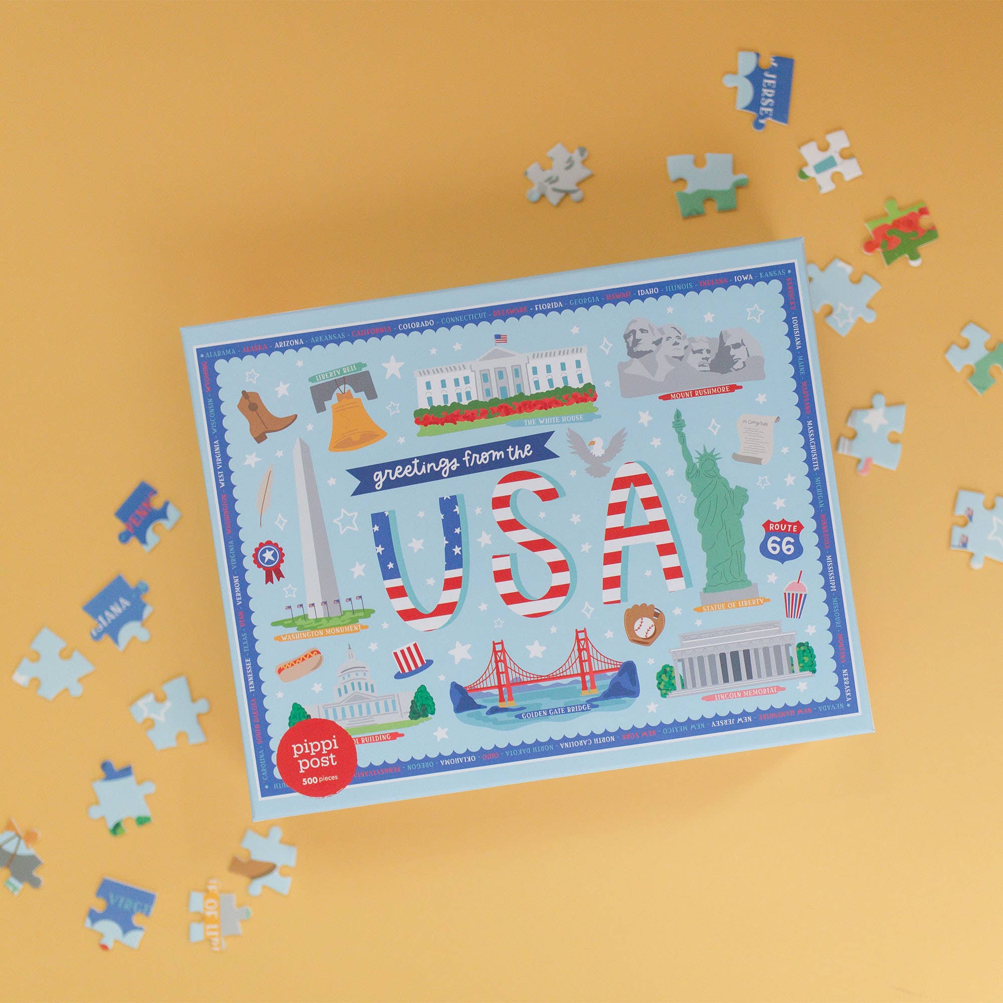Greetings from the USA Jigsaw Puzzle