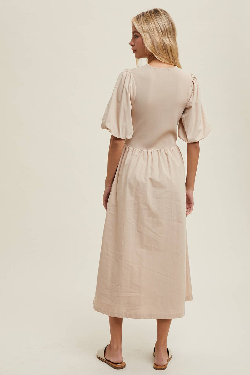 Twofer Midi Dress