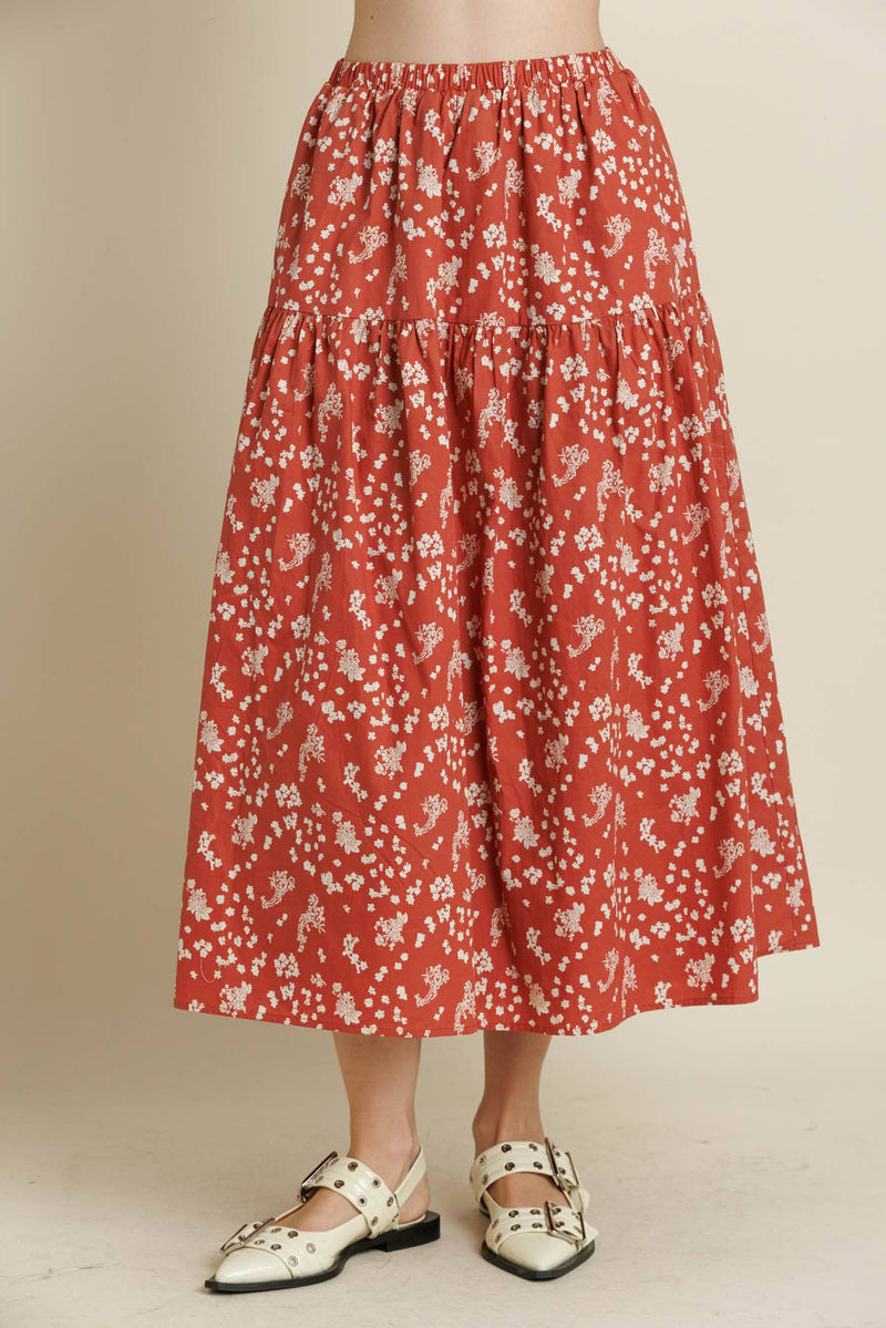 Floral Maxi Skirt