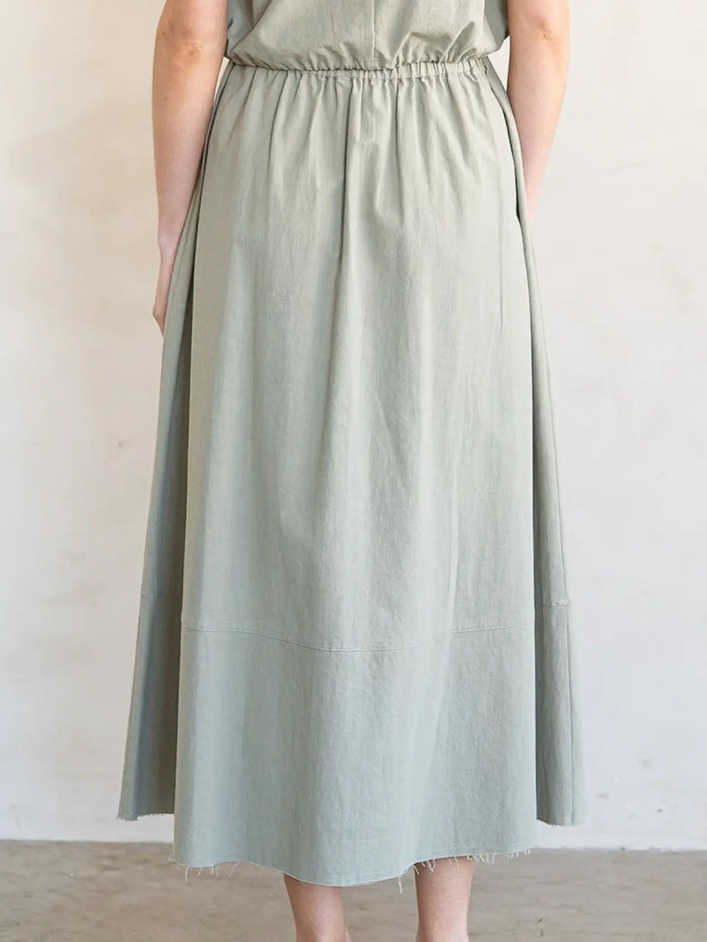 Flared Midi Skirt