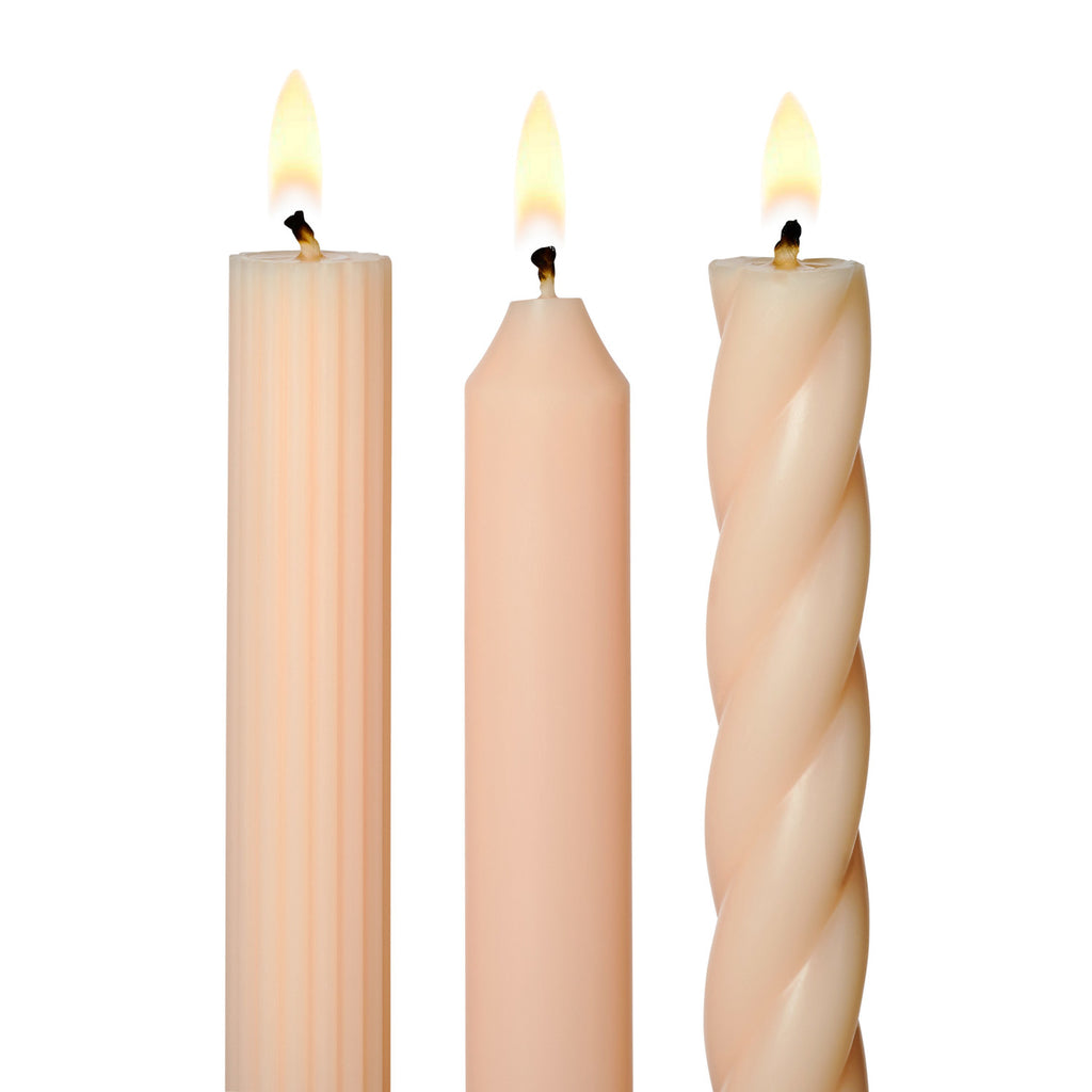 Pink Taper Candles