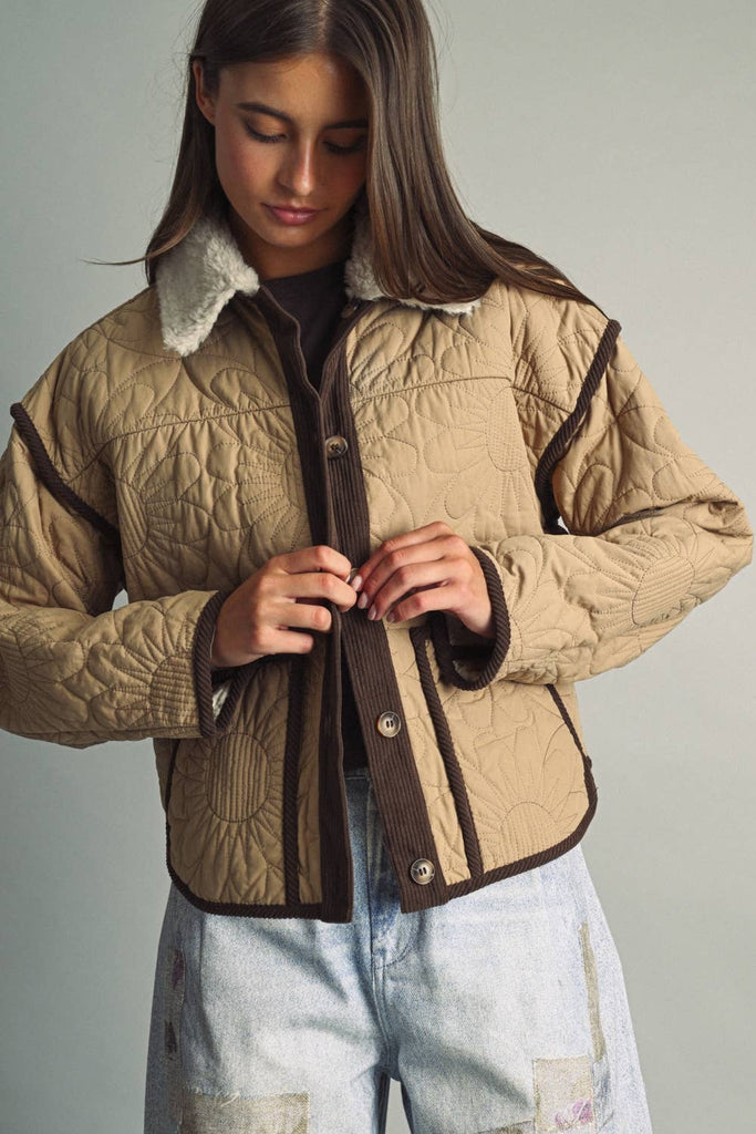 Floral Quilt Jacket