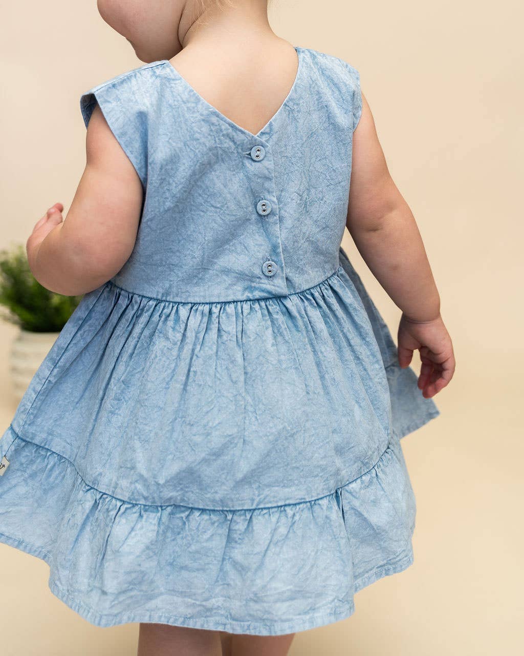 River Baby Dress + Bloomer Set