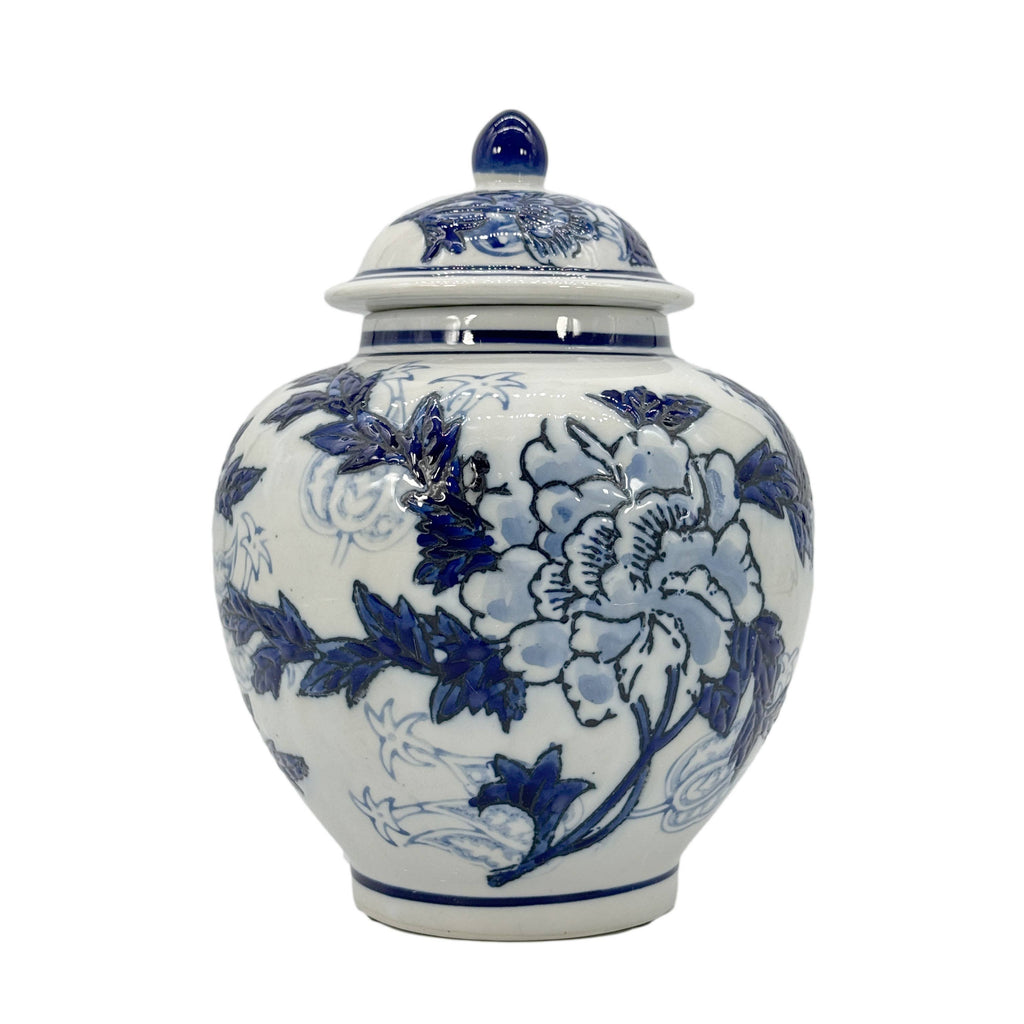 Cobalt Bleu Ginger Jar