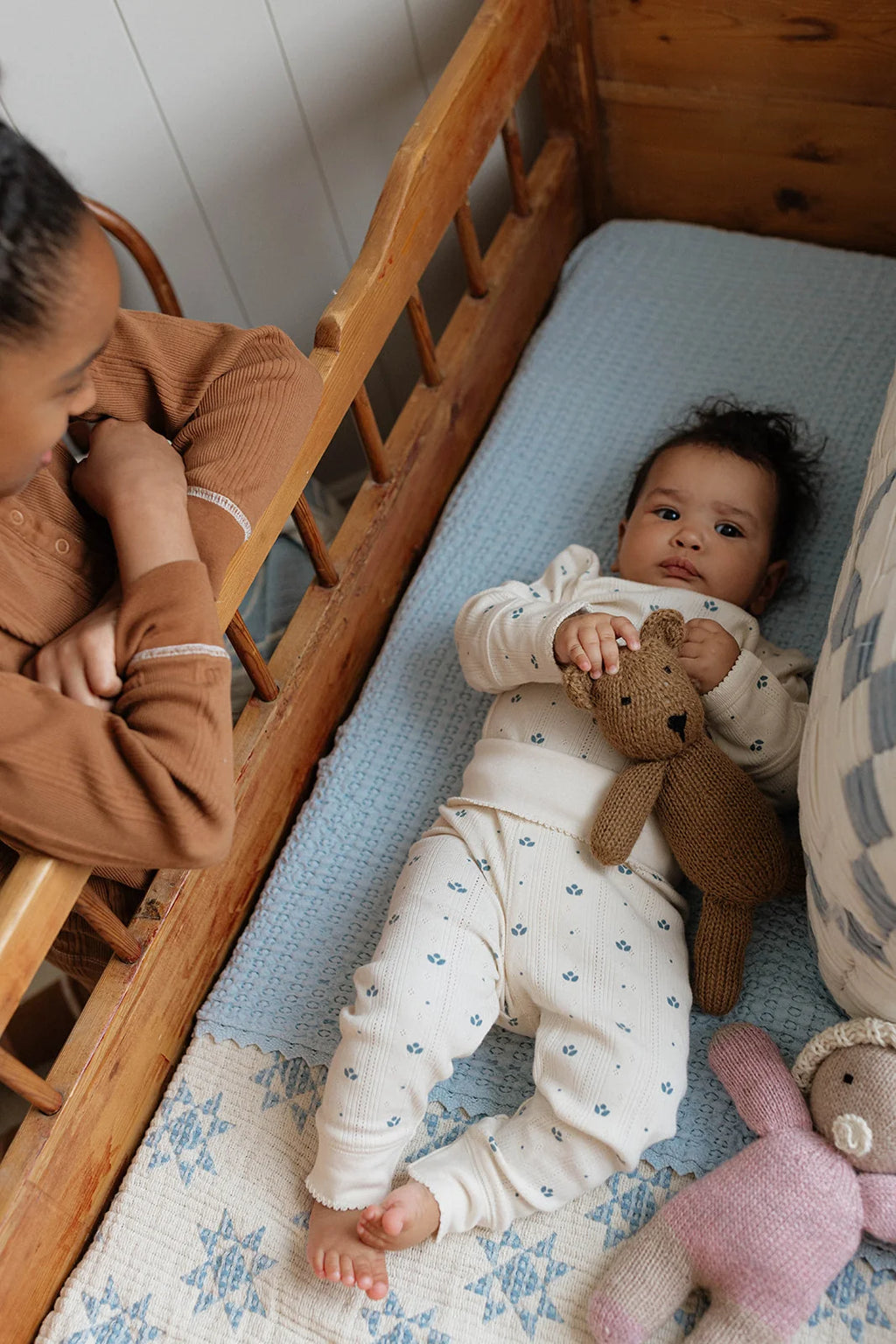 Bluebelle Pointelle Onesie + Pant Set