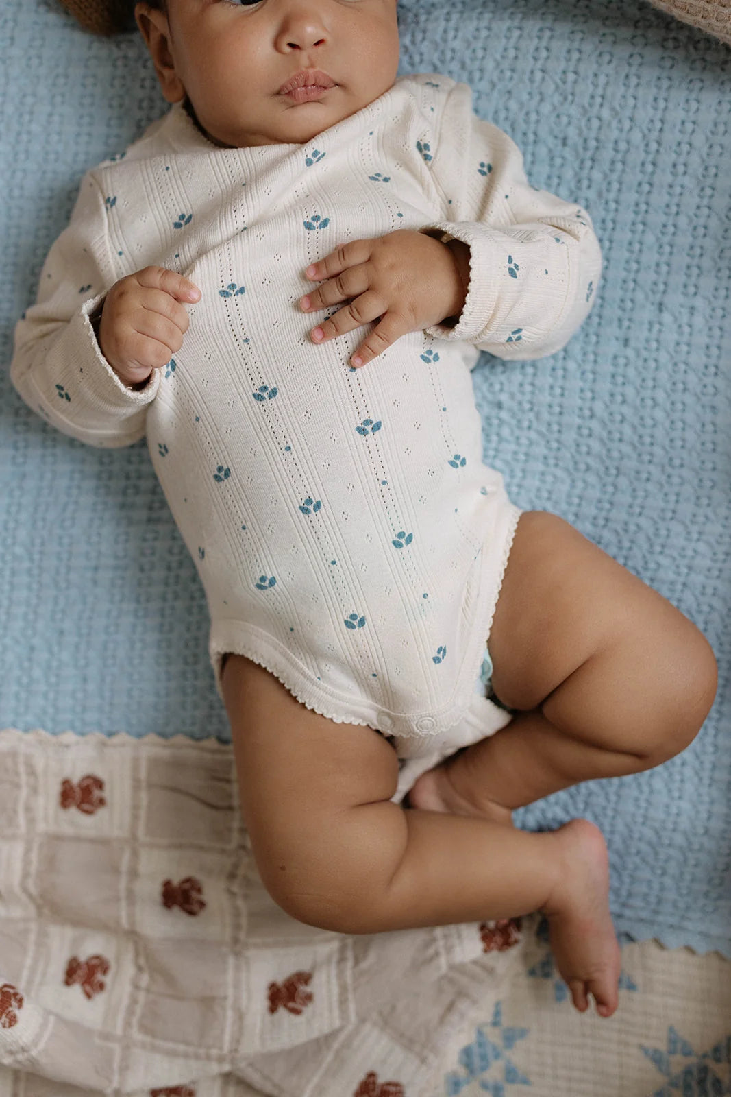 Bluebelle Pointelle Onesie + Pant Set
