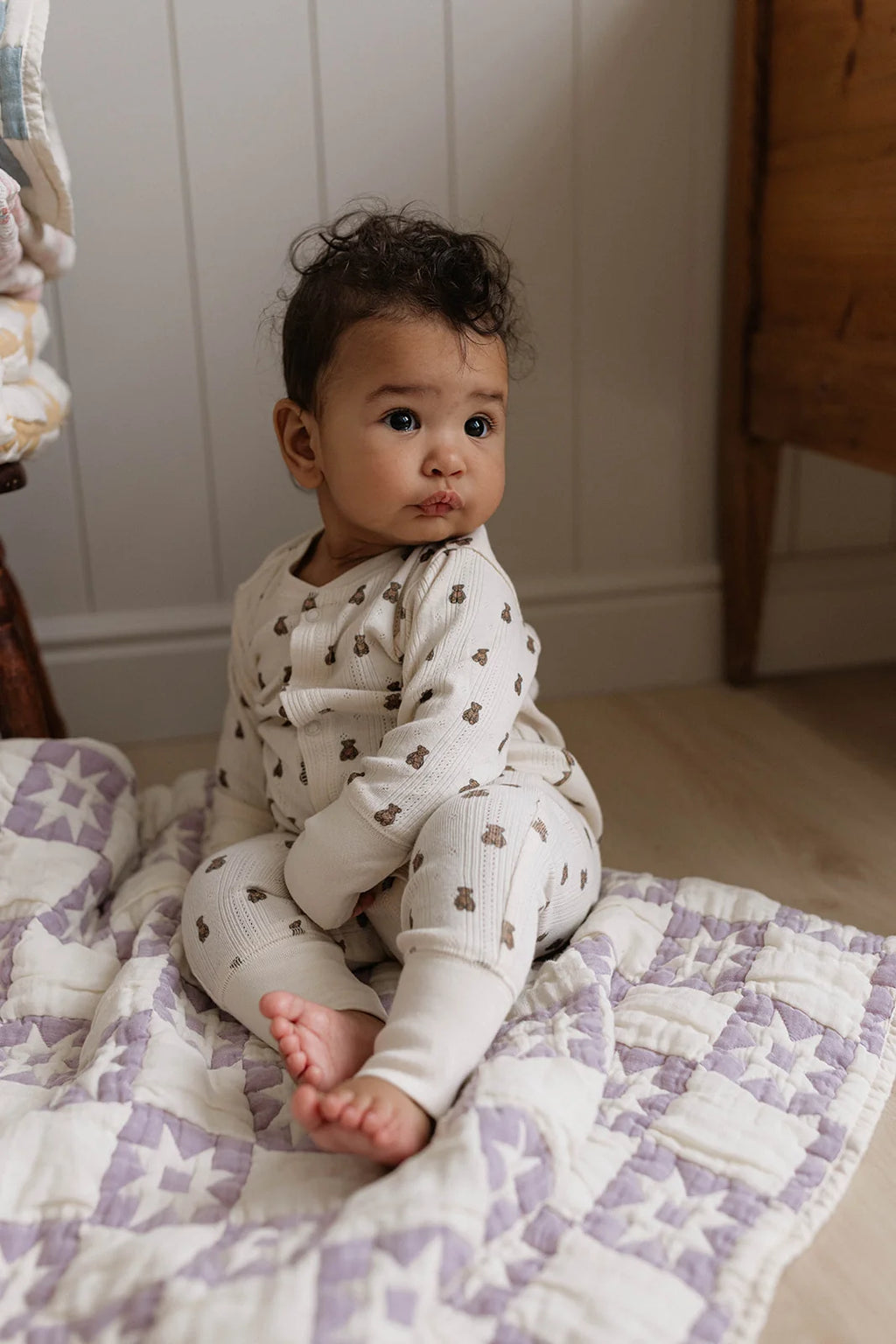 Teddy Pointelle Long John