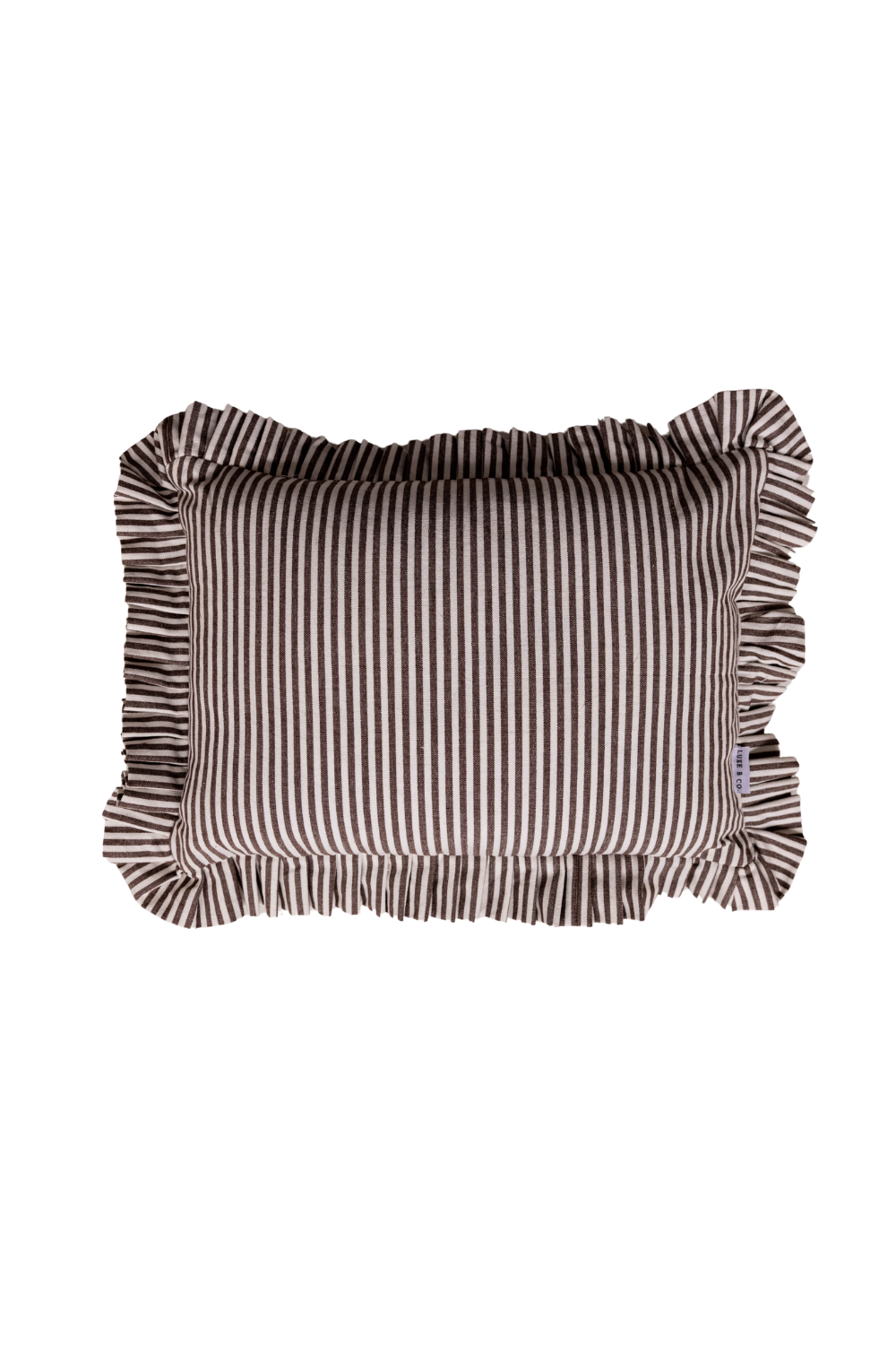 Ruffle Lumbar Pillow Cover