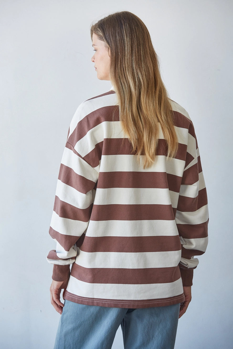Striped Rugby Top