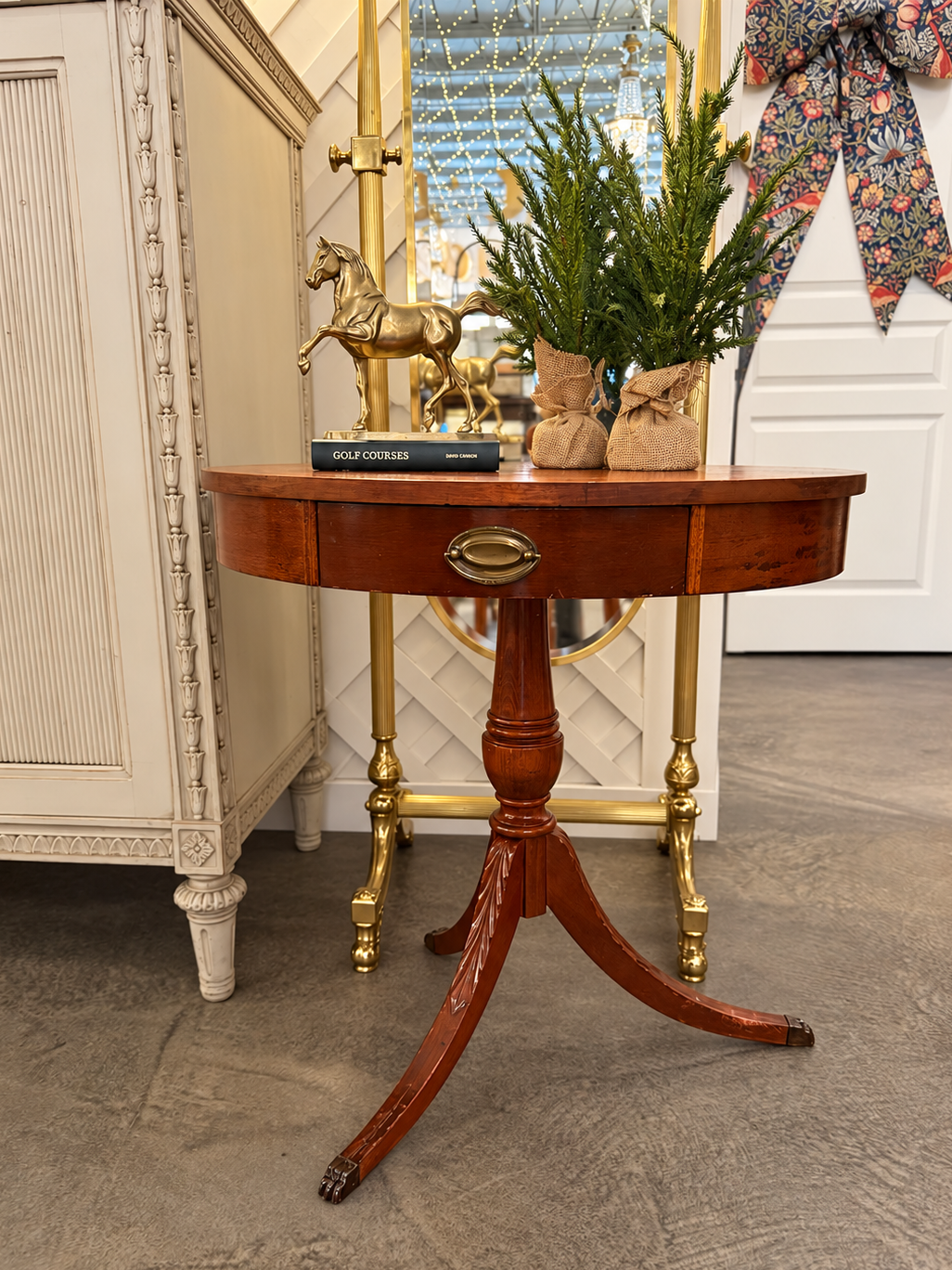 Mersman Wood Side Table with Drawer