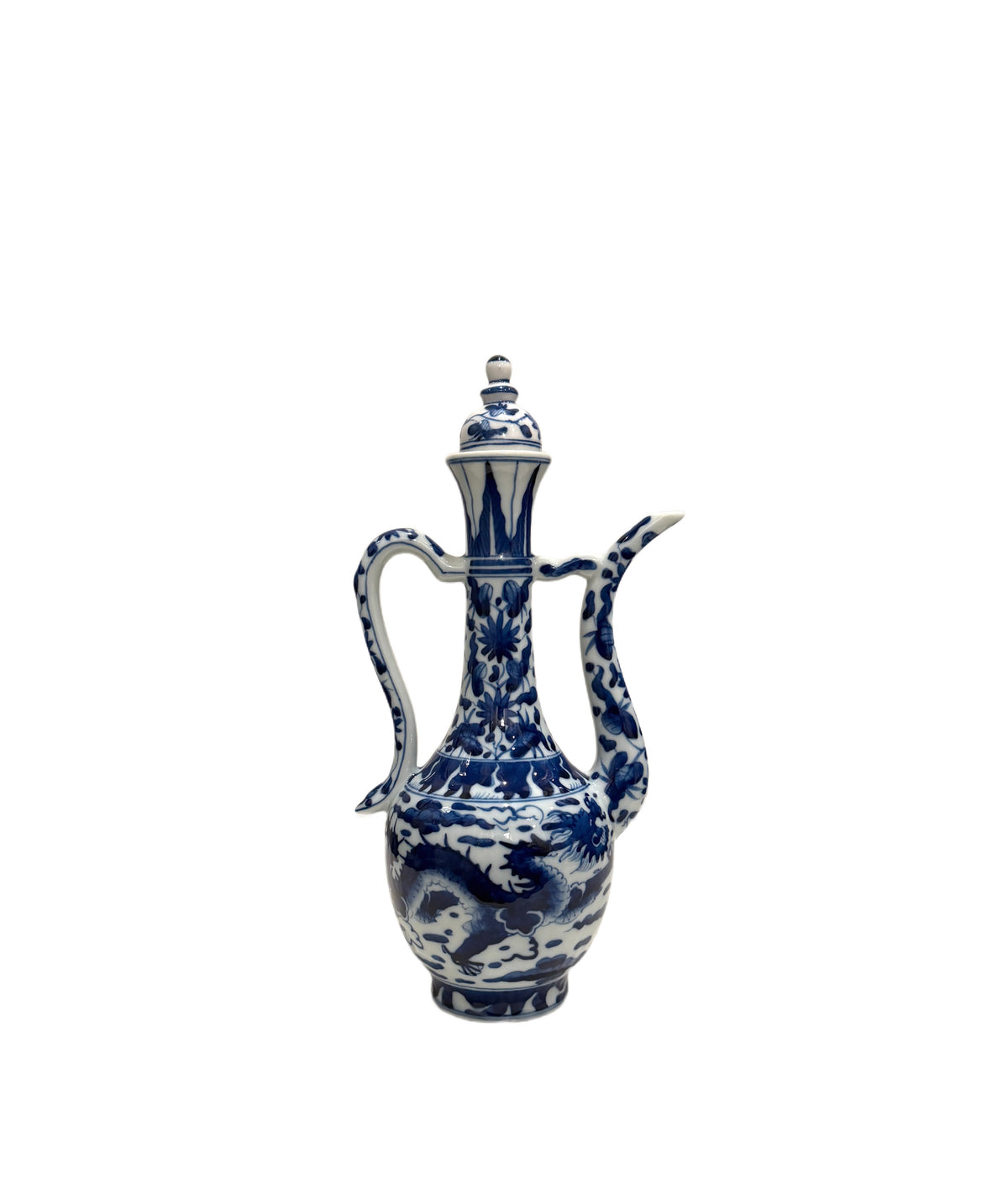 Blue and White Porcelain Ewer